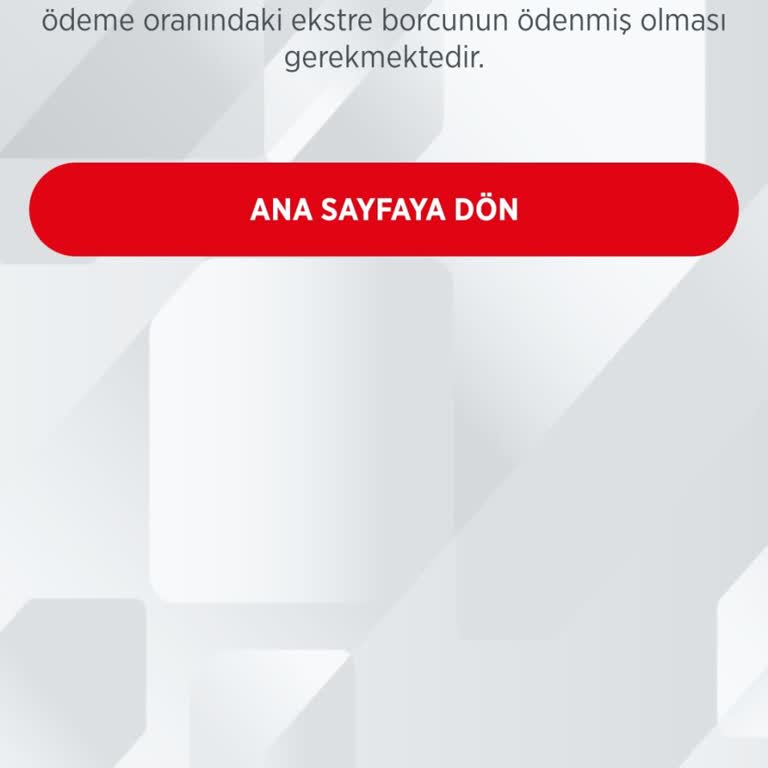 Ziraat Bankası Nefes Ayları'ndan Yararlanamama Hk.