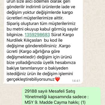 Biezy Butik İade Kabul Etmeme