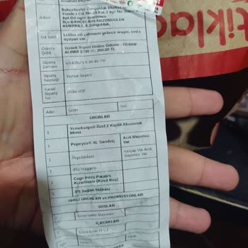 Yemeksepeti Canlı Destek Problemi
