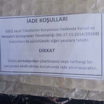 Skynet İletişim Hizmetleri Sipariş Ettiğim Ürüne İadesi Yapılmıyor