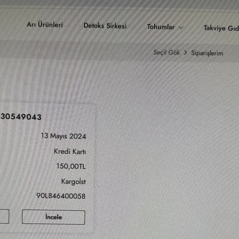 Yasemin Karaduman Bilgi Verilmeden Kargo Ücreti Yansıtılması