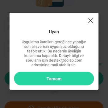 Dolap Hesabımı Lütfen Açın