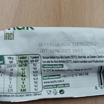 Nestle Damak Bozuk Çıktı