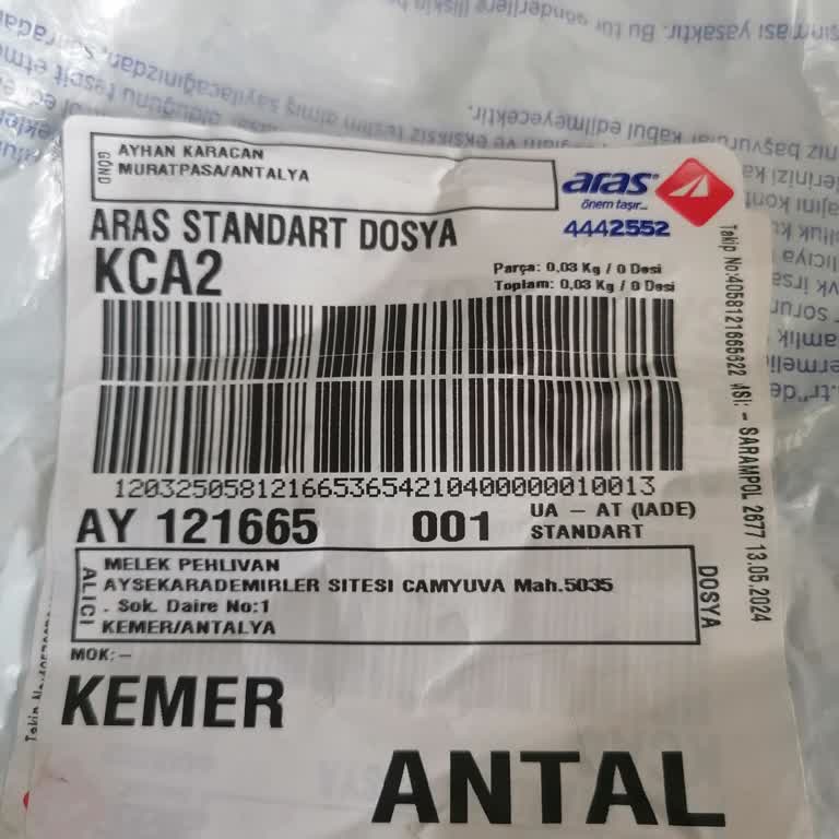 Aras Kargo Kendi Hataları Yüzünden 2 Kere Kargo Parası Ödedim
