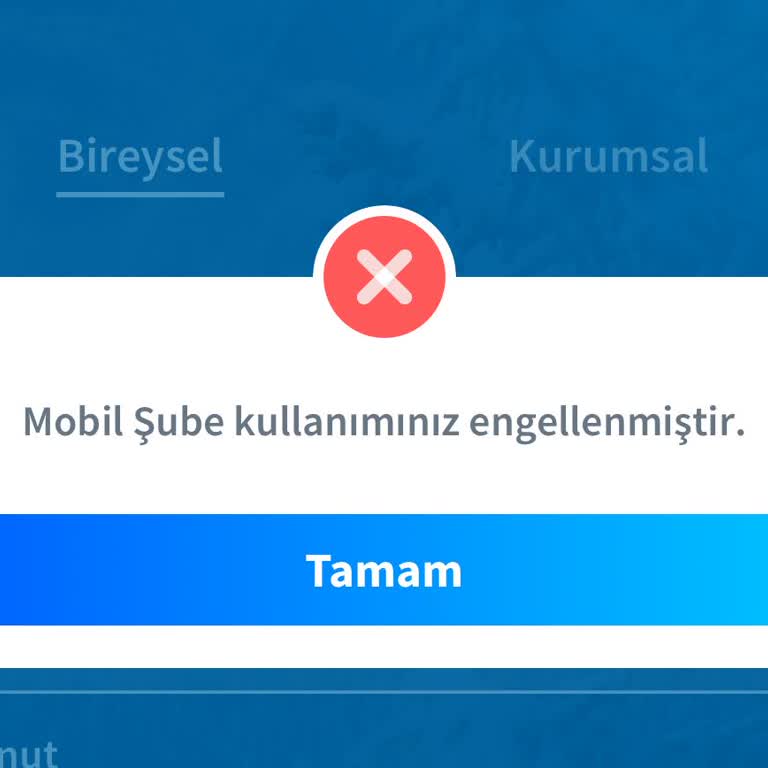 Halkbank Mobil Bankacılık Kısıtlaması
