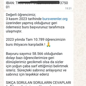 Burs Vaadiyle Dolandırıcılık Burs Başvurusu Sonrası Yaşanan Güvensizlik Durumu