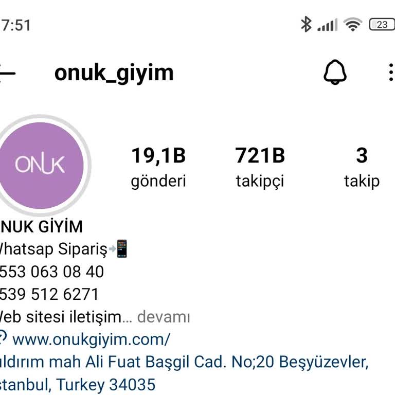 Instagram Onuk Giyim Yanlış Tercih