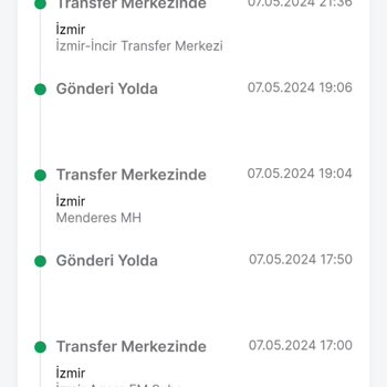 Trendyol Express İzmir Aydın 10 Gündür Gelemedi