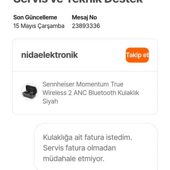 Sennheiser Teknik Servisi İşi Yapmamak İçin Bahane Arıyor.