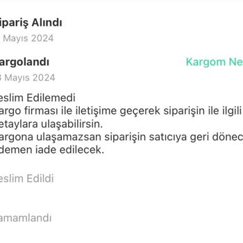 Sürat Kargo Etlik Şubesi Kargomu Teslim Etmedi