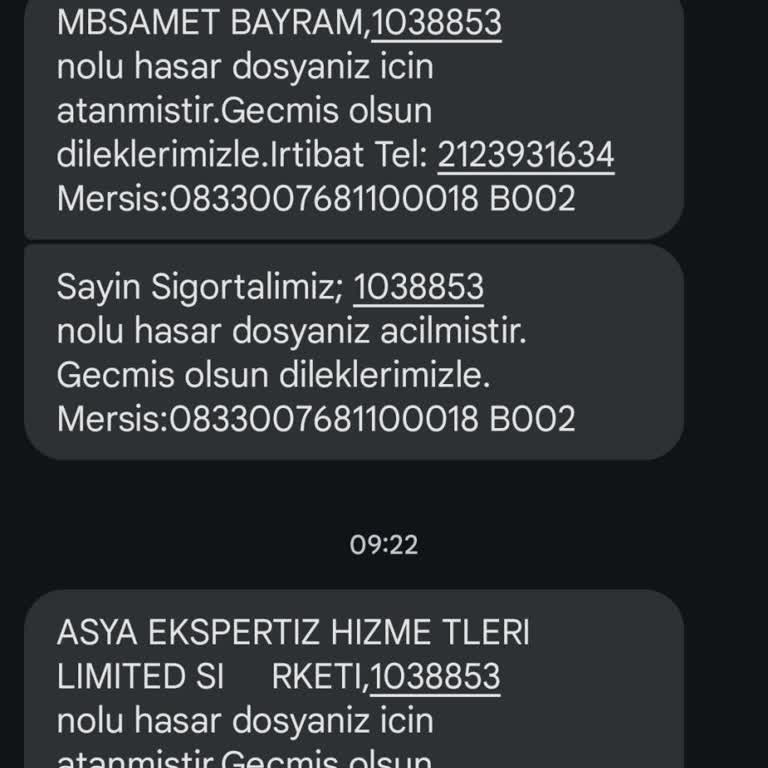 Zurich Sigorta Zürih Sigortadan Memnun Değilim.