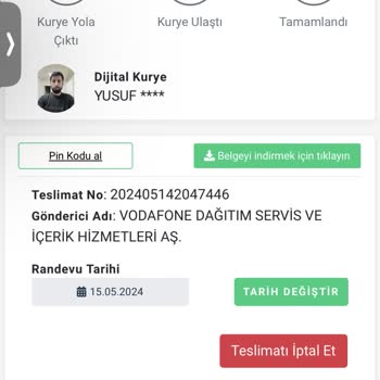 Dijital Kurye Firmasına Bir Türlü Ulaşılamaması