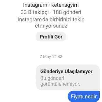 Ketensgyim (Instagram) Ketensgyim Instagram Hesabı Ücreti Ödenen Kıyafeti Göndermiyor
