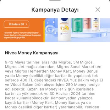 Migros Sanal Market Moneyleri Vermiyor