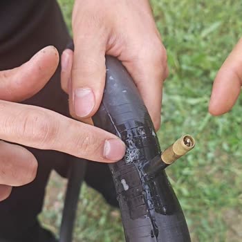 Salcano Sıfır Gelen Bisiklette On Arka Teker Patlağı