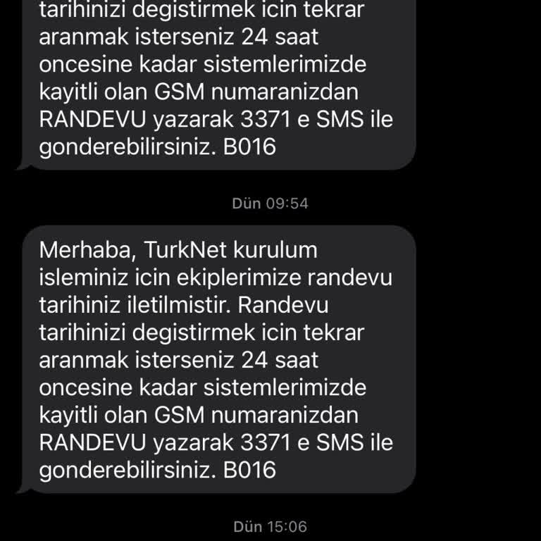 TurkNet'te Randevu Sorunu