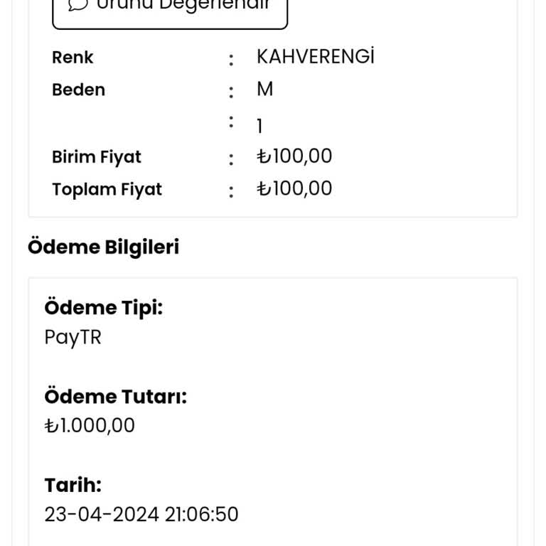 Butik Ponçik Bekleyen Sipariş Hayal Kırıklığı