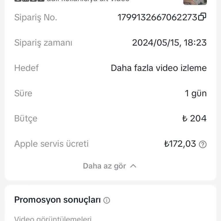 TikTok Para İadesini İstiyorum