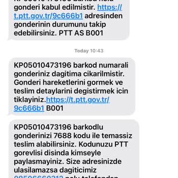 PTT Kargo Kargom Teslim Edilmedi
