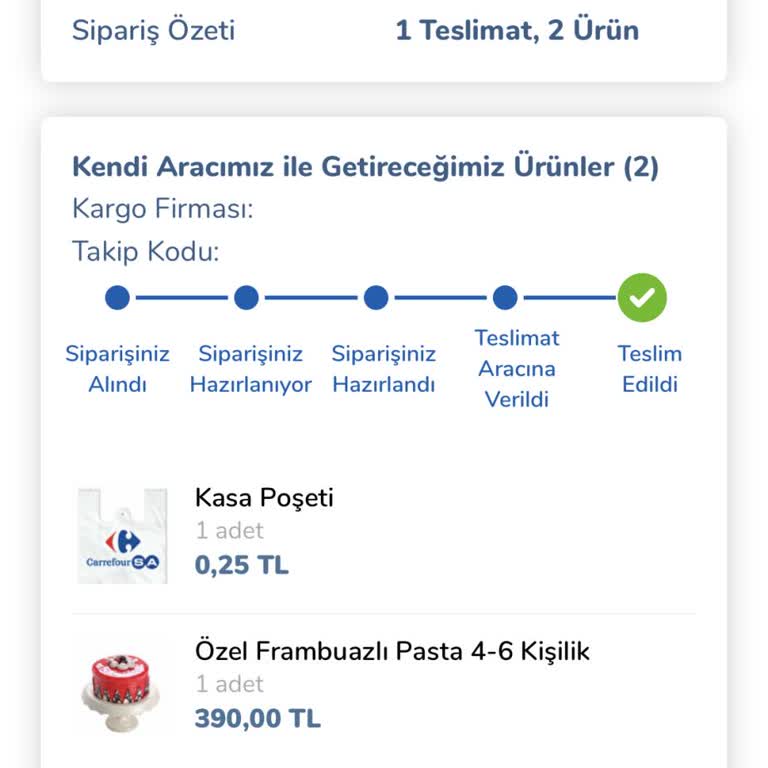 Carrefour SA Uyarmama Rağmen Dağılmış Teslim Edildi.