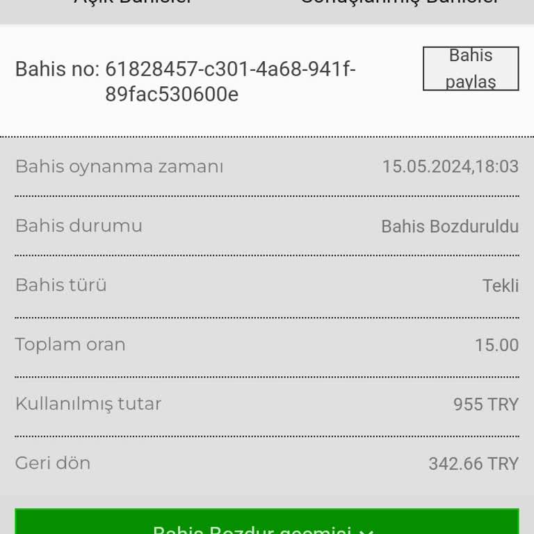Artemisbet Sitesinde Yaşanan Kupon Sorunu