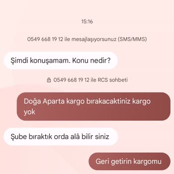 Aras Kargo Çalışanın İşbilmezliği Ürünüm Ortada Yok