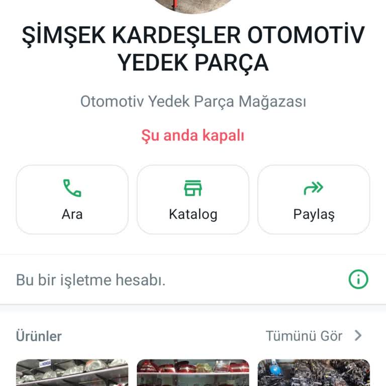 Şimşek Kardeşler Oto Yedek Parça Elime Ulaşmadı!