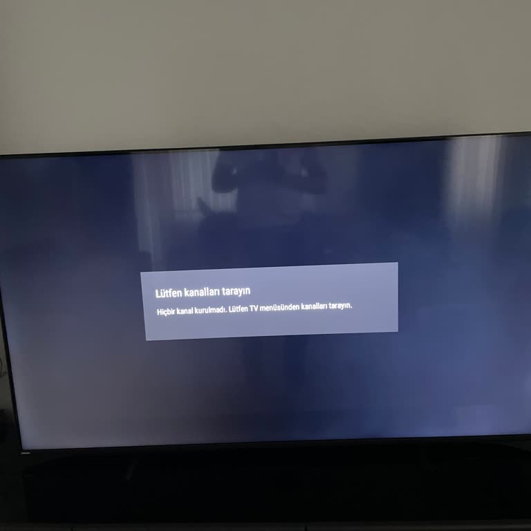 Philips 65pus8007 Kanalları Bulamıyorum!