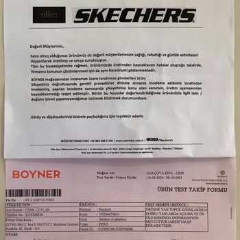Skechers Outdoor Ayakkabı Üretim Hatasının Kabul Edilmemesi