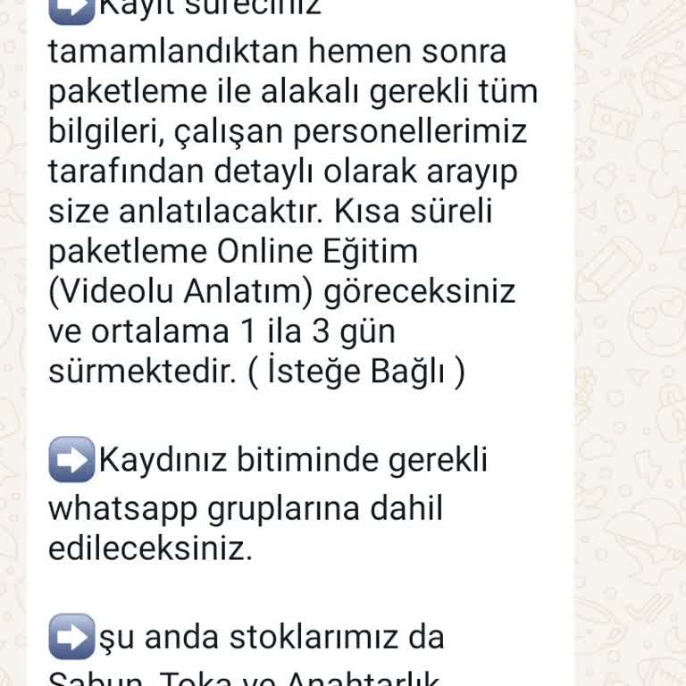 Evde Ekişi Paketleme İzinsiz Onaylanma Adıma Açılması