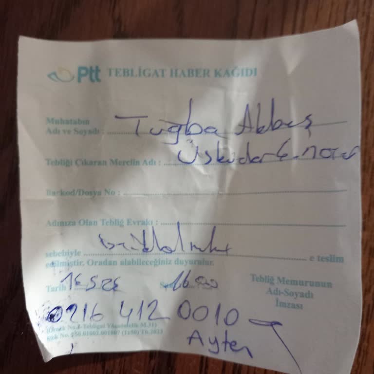 PTT Kargo PTT Tebligat Elime Ulaşmadı