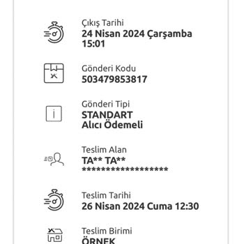 Colour Scarf İadem Geri Ödenmedi