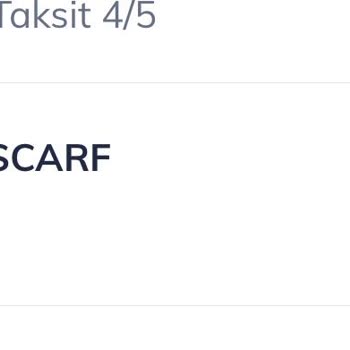 Colour Scarf İadem Geri Ödenmedi