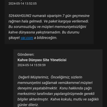 Kahve Dünyası Müşteri Memnuniyetine Önem Vermeyen Bir Marka.