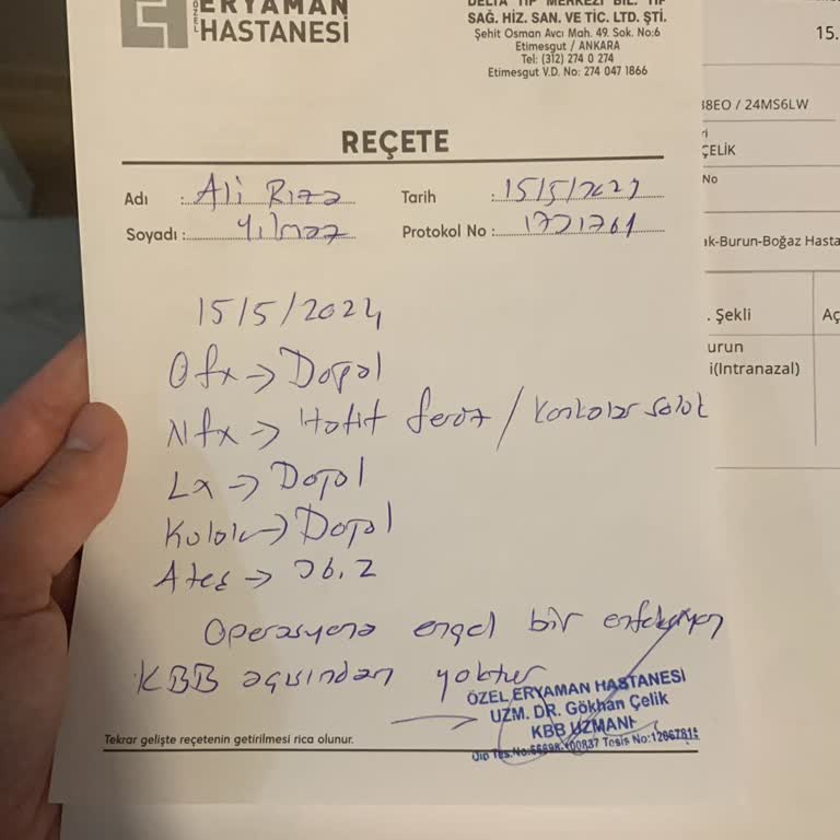 Eryaman Hastanesi'nde Kısa Ve Yetersiz Muayene