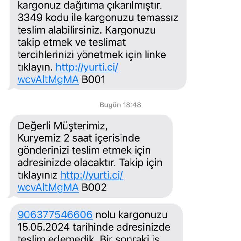 Yurtiçi Kargo Karacadağ Şubesi Şikayet