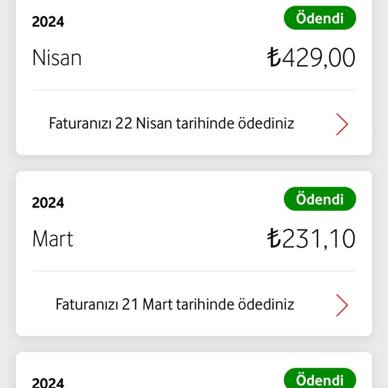 Vodafone Tarife Ücreti Düzenlemesi Hakkında