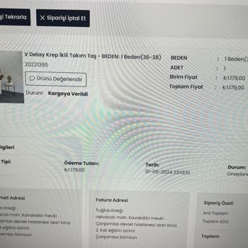 Meysadesiign Sipariş İade Mağduriyeti
