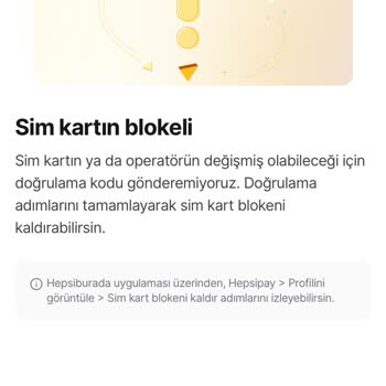 Hepsipay Sim Bloke Kaldırmama!