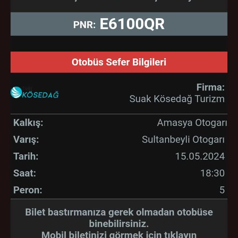 Obilet O Bilete Güvendik Mağdur Etti