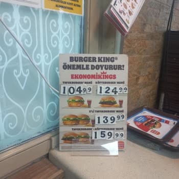 Burger King Marka Aynı Ürün Aynı Fiyat Farklı