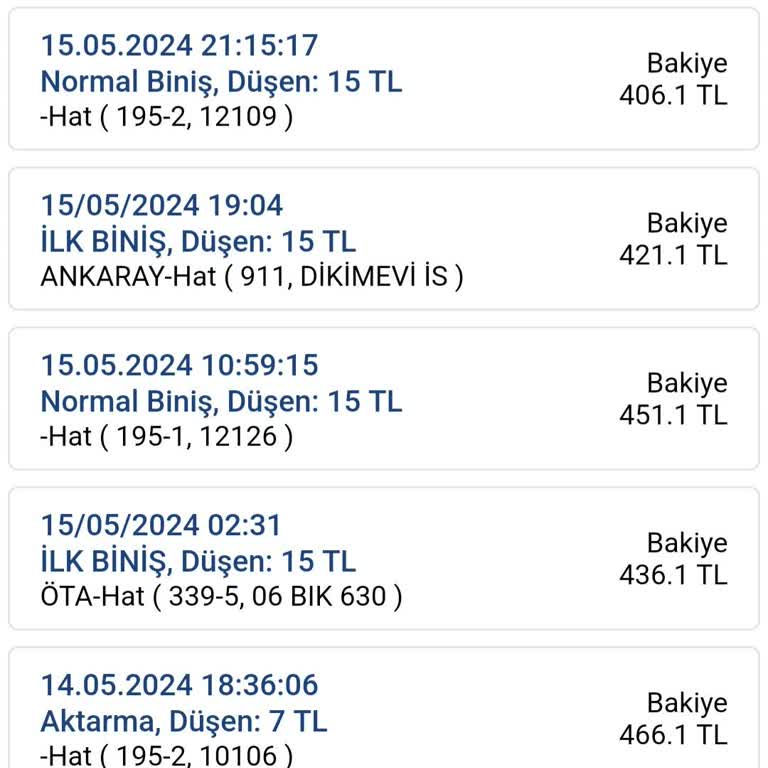 EGO Genel Müdürlüğü Otobüs Metro Aktarma Yapmıyor