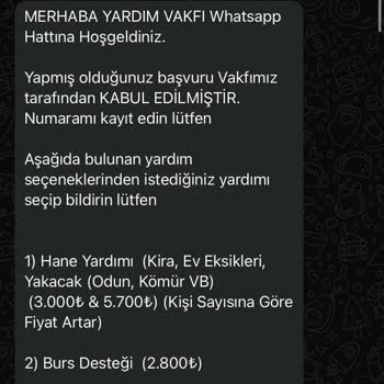 Miraç Vakfı Vakıf Yardım Şikayeti