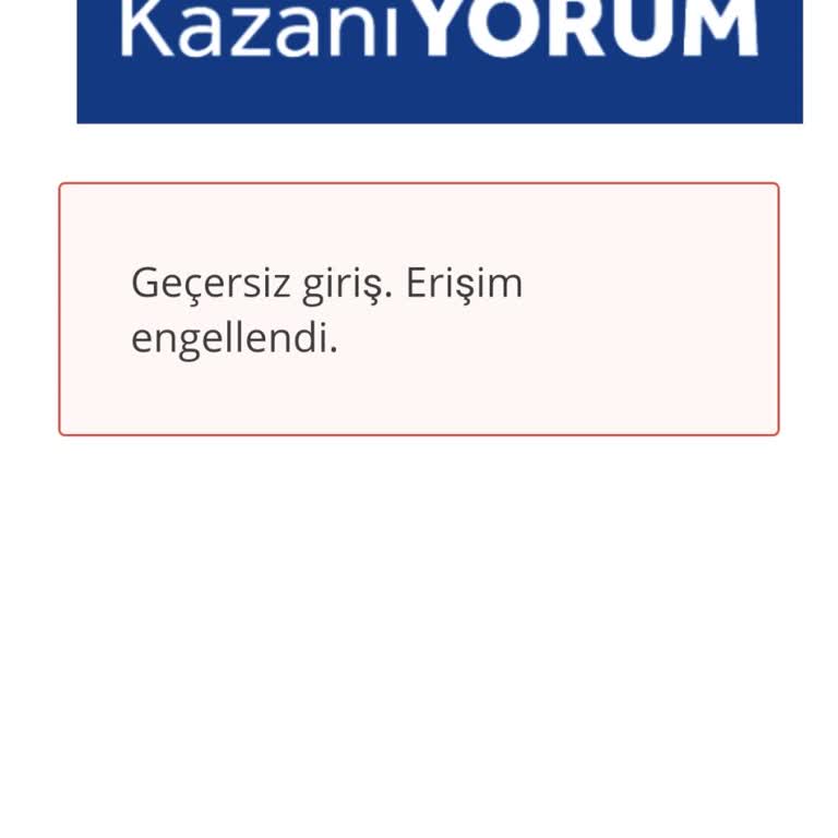 LCW Kazanıyorum Erişim Engellendi
