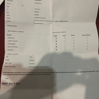 D Smart Şikayetçiyim Hakları Olmayan Parayı Talep Ediyorlar