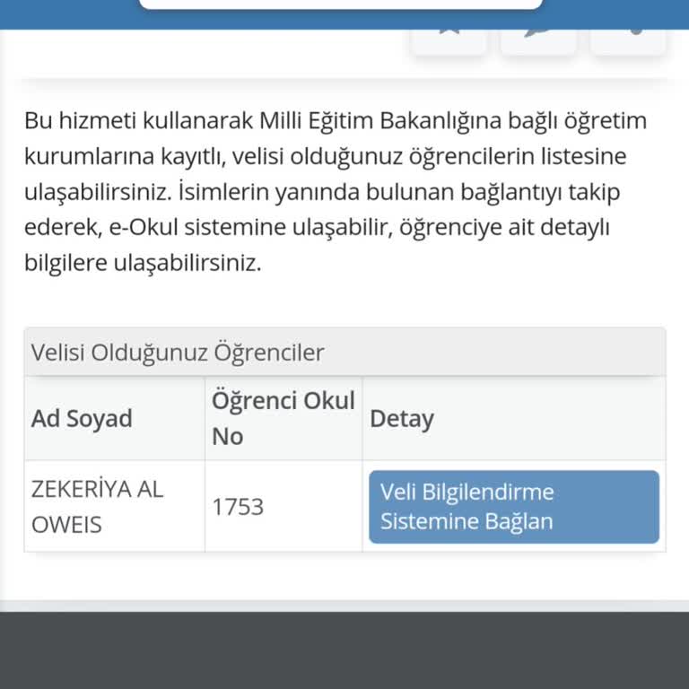 e-okul Öğrenci Kaydım Çıkmıyor