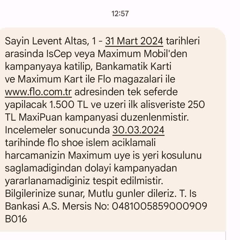 İş Bankası Maximum FLO Alışveriş Kampanyası