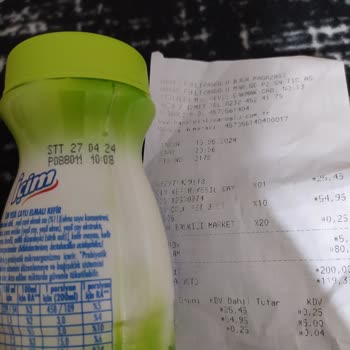 Pehlivanoğlu'ndan Aldığım İçim Kefir Tarihi Geçik Bozuk Mal Satımı