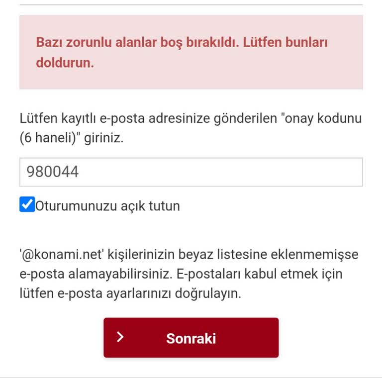 Konami E Football Veri Aktarma Sorunu