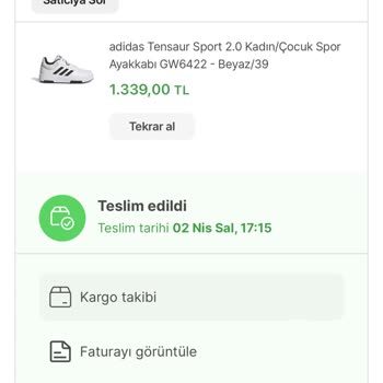 Koray Spor Adidas Tensaur Sport 2.0 Kadın/Çocuk Spor Ayakkabı GW6422